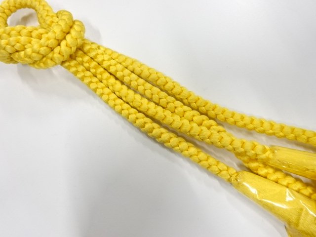 未使用品　正絹　手組帯締め